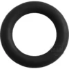 A VBM GUARR5 Solenoid Valve O-ring - R5 EP851 in black is displayed on a plain white background, featuring a smooth, circular design with uniform thickness. © 2025 1st-line.com