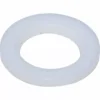 A white, circular plastic Magister 190023 Gasket for steam valve to knob in MS/ES models is shown at an angle on a plain background. © 2025 1st-line.com