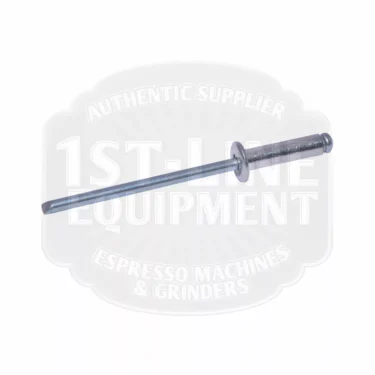 An Ascaso I..199 Rivet, silver-colored with a round flange and long pin, is displayed on a white background. © 2025 1st-line.com