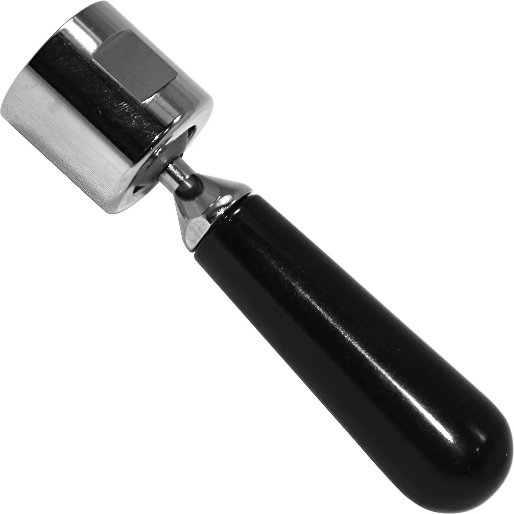 An Elektra 03473039 Lever Assembly in chrome/black with a black handle, shown on a white background. © 2025 1st-line.com