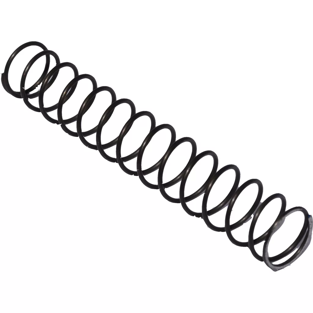 An Elektra 04075035 Tamper Spring - Nino is displayed diagonally from the lower right to upper left against a white background. © 2025 1st-line.com