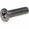 Close-up of a Magister 170501 Shower/Dispersion Screen Screw for MS/ES models, featuring a flat round top and threaded body, shown diagonally on a plain white background. © 2025 1st-line.com