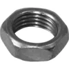 Close-up of the Ascaso I.1220 Boiler Nut - Steel Professional, a metallic hexagonal locknut with internal threading used to secure bolts or fasteners. © 2025 1st-line.com