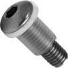 Close-up of the Orchestrale Screw for Side Panels - Nota, a silver metal screw with hexagonal socket head and partially threaded shank, shown on a white background; designed for Orchestrale Nota models. © 2025 1st-line.com