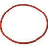 The Ascaso I.1219 Boiler Gasket / O-ring, in red, forms a circular shape against a plain white background. © 2025 1st-line.com