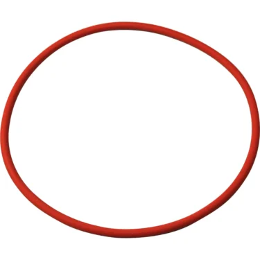 The Ascaso I.1219 Boiler Gasket / O-ring, in red, forms a circular shape against a plain white background. © 2025 1st-line.com