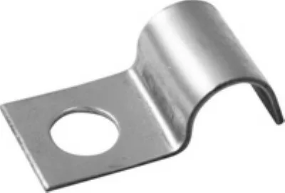 The Ascaso I..157 spring clip securely holds the thermometer bulb in Ascaso Steel Series espresso machines and features a flat base with a mounting hole and a curved section for easy installation. © 2025 1st-line.com