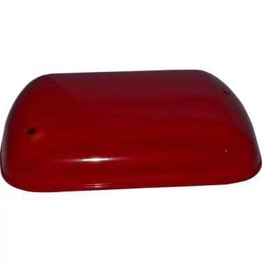 The Ascaso I..204 Top Housing in Love Red is a rectangular, curved plastic cover with two small holes on one side, designed to fit the Ascaso I..204 model. © 2025 1st-line.com