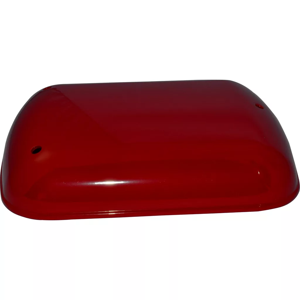 The Ascaso I..204 Top Housing in Love Red is a rectangular, curved plastic cover with two small holes on one side, designed to fit the Ascaso I..204 model. © 2025 1st-line.com