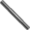 The Ascaso I.2212 BOILER SUCTION PIPE is a metal double-ended stud bolt with threads on both ends and a smooth midsection, shown on a white background. © 2025 1st-line.com