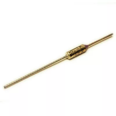 The Ascaso I..754 Thermofuse is a cylindrical component with metal leads on both ends, commonly used for over-temperature protection in Ascaso electrical appliances. © 2025 1st-line.com