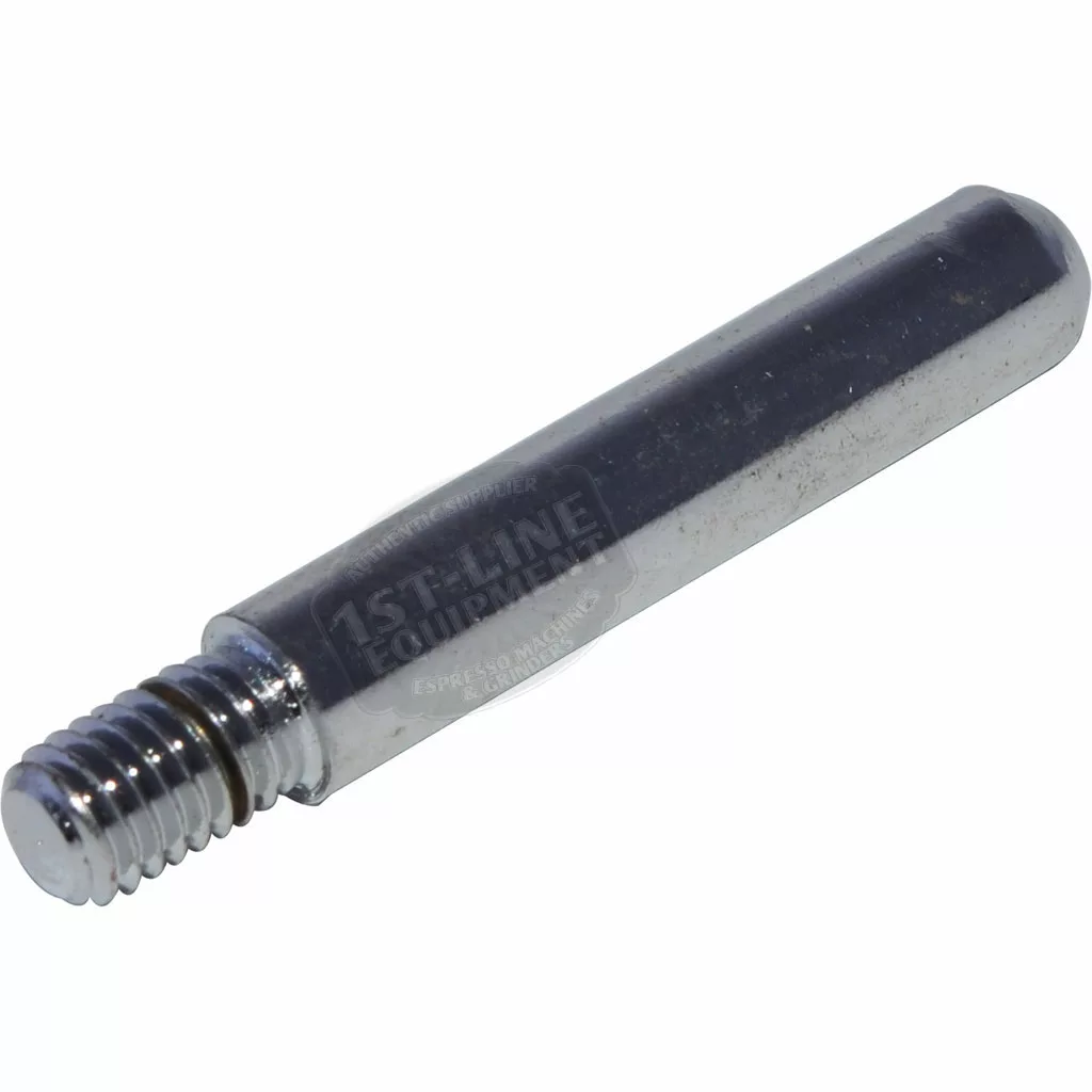 The Ascaso MI.152 Portafilter Rod, a metallic cylindrical replacement part with a threaded end, is shown on a white background. © 2025 1st-line.com