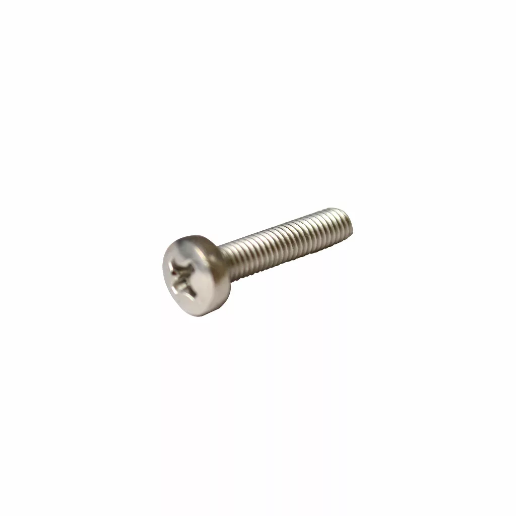 The Ascaso MI..78 M4X20mm Screw, with a Phillips head and slotted round top, is displayed against a plain white background. This multi-use screw fits I-1D and I-2D models. © 2025 1st-line.com