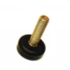The Ascaso V.1688 FOOT is a metal threaded screw with a round black plastic base, designed as an adjustable foot or leveler for furniture and compatible with Ascaso equipment. © 2025 1st-line.com