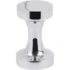 The Ascaso V.1916 Aluminum Double Sided 53/57mm Espresso Coffee Tamper, featuring shiny flat circular ends, is photographed against a white background. © 2025 1st-line.com