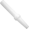 The Bezzera 5192001 Level Sensor/Probe Sheath is a white plastic sheath with a tapered end and hexagonal ridge, typically used in level sensor assemblies, shown here against a white background. © 2025 1st-line.com