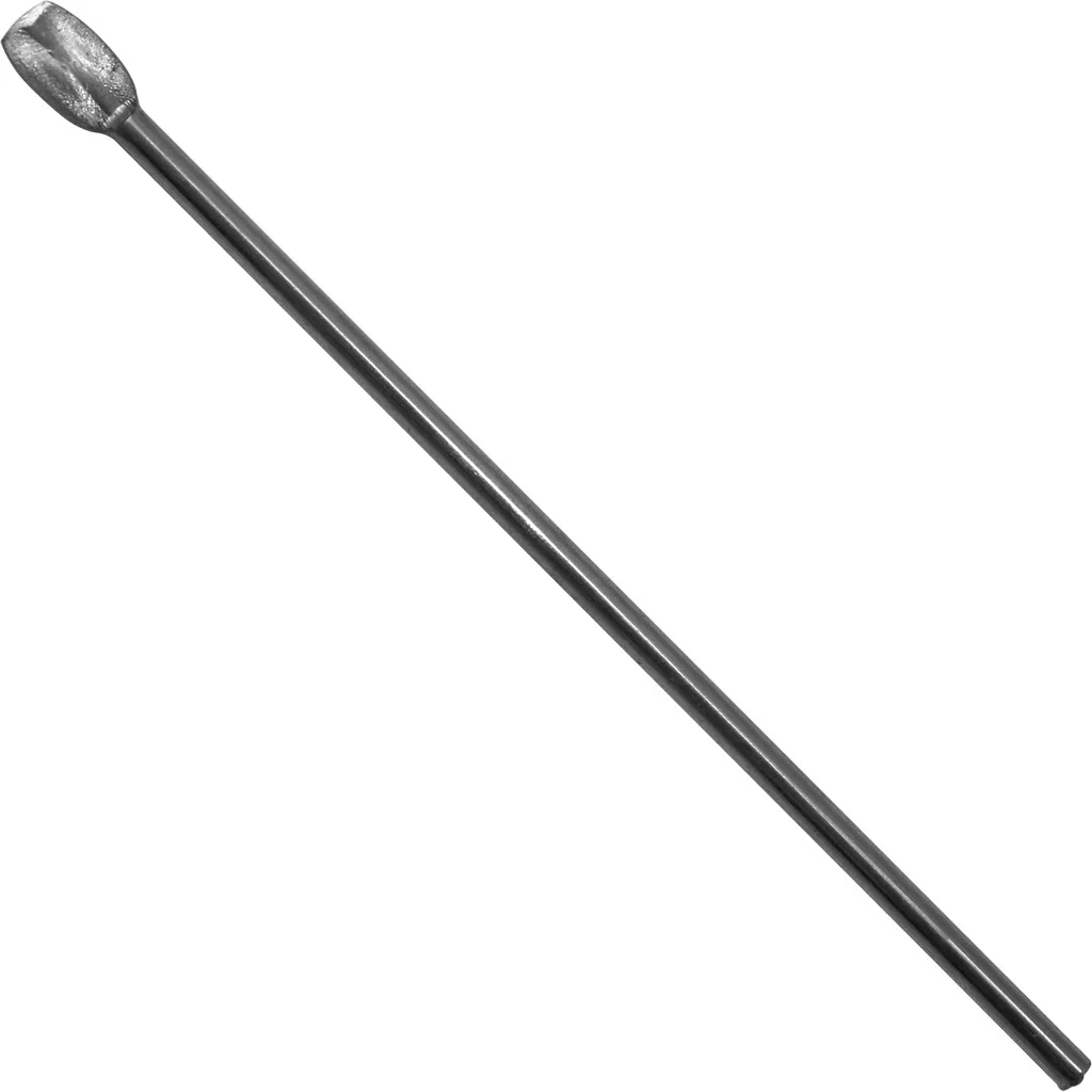 The Bezzera 5265804 Maximum Water Level Probe is a durable, straight, cylindrical metal tool with a flat chisel-like end for breaking or prying soil and rock, offering strength similar to Bezzera tools. © 2025 1st-line.com