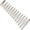 The Bezzera 5471521.01 Coupling Spring is shown diagonally on a white background, displaying evenly spaced coils and a shiny metallic finish. © 2025 1st-line.com