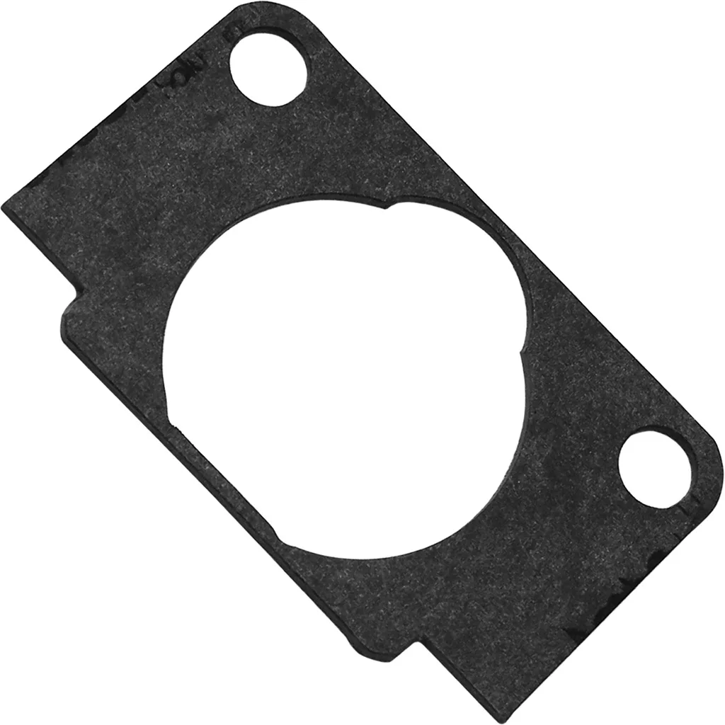 The Bezzera 7493013 Group Insulating Gasket for BZ07 is a black rectangular gasket with a large center cutout and two smaller corner holes, designed for sealing or mounting in Bezzera BZ07 espresso machines and similar uses. © 2025 1st-line.com