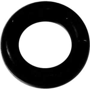 The Bezzera 7496083 OR Gasket D4.5x1.5 NBR70 is a black, circular rubber O-ring with a smooth surface, shown against a white background—perfect as a gasket for Bezzera machines. © 2025 1st-line.com