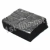 The Bezzera 7499904LL Adhesive Sponge, black and rectangular with a shiny foil top layer, measures 55 x 55 x 20 mm and is often used for cleaning. © 2025 1st-line.com