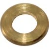 The Bezzera 7825003 Washer for Safety Thermostat (D5 x 1 UNI 6592 OT - BZ02) is a flat, round brass washer with a central hole and smooth circular surface, ideal for safety thermostat applications. © 2025 1st-line.com