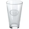 The ECM C1002 Latte Glass is a clear glass with a slightly tapered shape, featuring an etched ECM logo on the front. © 2025 1st-line.com