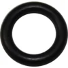 The ECM P6002.1 Steam Wand Tip O-ring, a black rubber gasket, is shown from above on a white background. © 2025 1st-line.com
