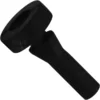 The Elektra 02539057 Foot - Nivola is a black rubber part with a cylindrical handle and flat, round end with a center hole, designed for use with Nivola and Elektra espresso machines. © 2025 1st-line.com