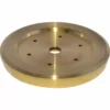 The Isomac Brass Shower for Venus (2011-current) is a round, flat disc with a central hole and four smaller holes, designed as a replacement part. It is shown on a white background. © 2025 1st-line.com