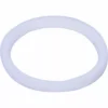 The Magister 190011 Upper Steam Wand Gasket to Steam Valve for MS/ES Espresso Machines, shown as a white, circular rubber gasket, is displayed on a plain white background. © 2025 1st-line.com