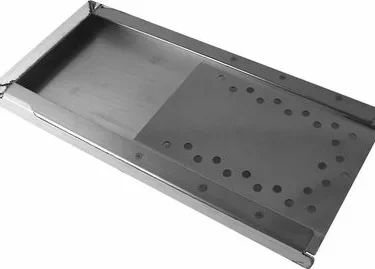 The Rancilio 10781350 Stainless Steel Bottom Support Base features a flat design, providing stable support for equipment and is crafted from durable stainless steel for reliable performance. © 2025 1st-line.com