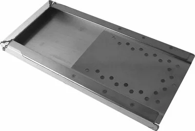 The Rancilio 10781350 Stainless Steel Bottom Support Base features a flat design, providing stable support for equipment and is crafted from durable stainless steel for reliable performance. © 2025 1st-line.com