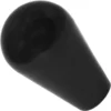 The VBM MANPPOLE Grouphead Lever Knob is a black, smooth, conical knob with a rounded top, shown against a white background. © 2025 1st-line.com