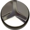 The Lelit PLA482A 58.55 mm Pre-tamp Coffee Leveler is a shiny, round metal tool with three raised triangular sections forming a three-spoke design; it fits 58.55 mm portafilters. © 2025 1st-line.com