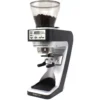 The Baratza Sette 270Wi Weight Coffee Grinder features a modern design with a digital display, coffee beans loaded on top, and a portafilter holder below. © 2025 1st-line.com