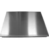 A flat, rectangular stainless steel panel with a smooth, reflective surface—designed for the Ascaso I.2260 2 Drawer Base—photographed against a white background. © 2025 1st-line.com