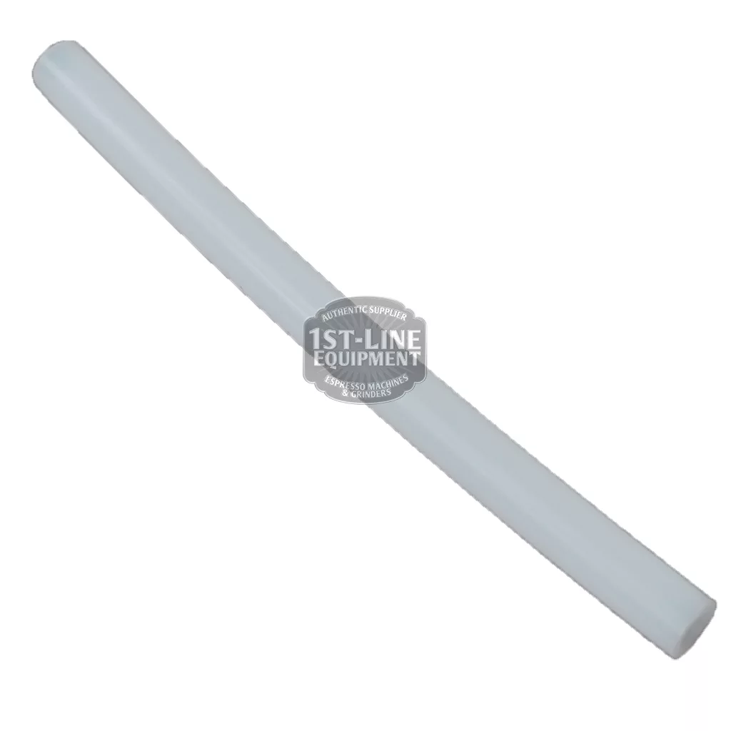 The Ascaso I..410 PTFE Pipe 4x6 (85mm), a white cylindrical tube with rounded ends, is shown on a plain white background. © 2025 1st-line.com