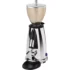 The Elektra MSD Espresso Coffee Grinder features a shiny chrome finish, large transparent bean hopper, and sleek black base. Its modern design ensures perfect espresso grounds every time. © 2025 1st-line.com