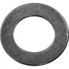 Close-up of the Lelit 9300011 Steam / Hot Water Knob Washer, a metal flat washer with a circular shape and large central hole, ideal for use as a knob washer on Lelit machines, shown against a white background. © 2025 1st-line.com