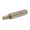 The Ascaso I..68C Steam Valve Extension is a metal hydraulic quick-connect coupler with a cylindrical design and threaded section for attaching hoses or tools, shown on a white background. © 2025 1st-line.com