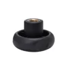 The image displays a Lelit 3700011 Steam/Hot Water Knob on a white background, noted for its quality and precision—features also found in Lelit’s caster wheels with central metallic bearings for furniture or equipment. © 2025 1st-line.com