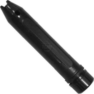 A black, cylindrical wrench with a textured grip and notched end, photographed on white background—perfect for assembling or maintaining the Elektra 02579035 Frothing Attachment Assembly. © 2025 1st-line.com