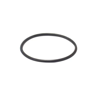 A black rubber O-ring gasket is pictured on a white background. The O-ring is circular and thin, typically used for sealing connections in plumbing or mechanical assemblies. © 2025 1st-line.com