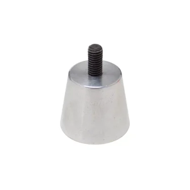 A metallic, cone-shaped object with a threaded bolt protruding from the flat top, placed against a white background. © 2025 1st-line.com