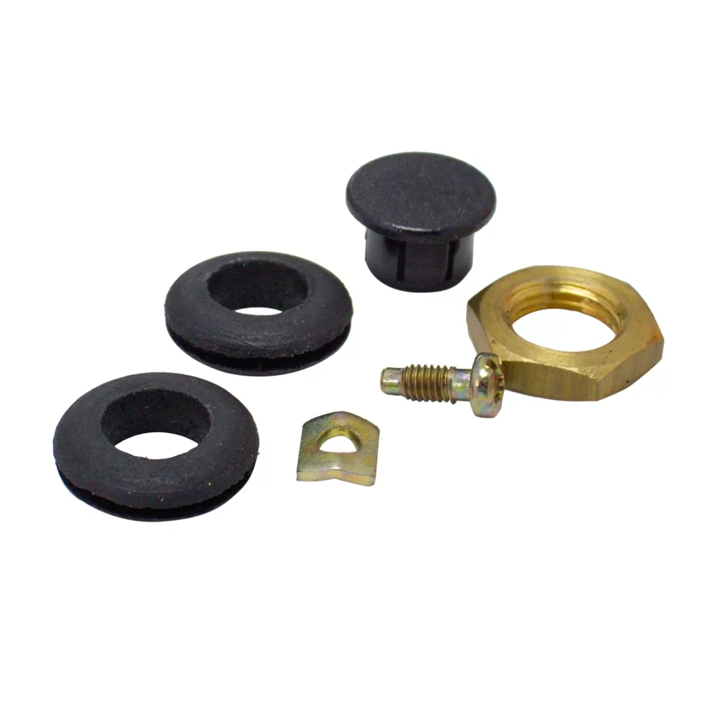 The Sirai ELETPREa Pressurstat Parts Kit includes screws, bushings, caps, and a nut, shown on a white background. © 2025 1st-line.com