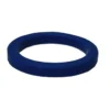 The Faema E61 8.5mm Silicone BLUE Portafilter Gasket is displayed on a plain white background. © 2025 1st-line.com