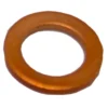 The Flat Copper Gasket for Manometer is a circular, smooth, flat washer shown on a white background, perfect for sealing or use in manometers. © 2025 1st-line.com