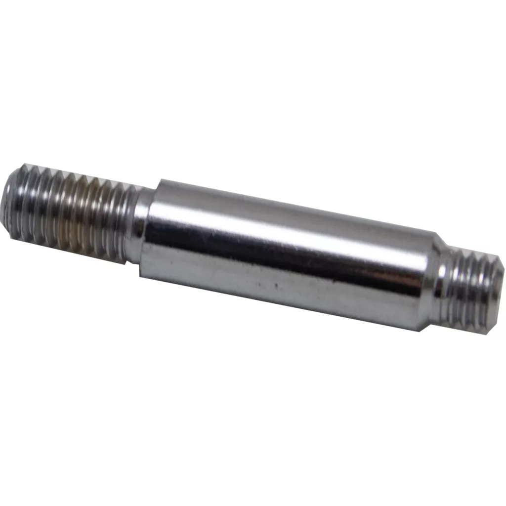 The Stainless Steel Grouphead Lever Arm features a double-ended design with threads of varying lengths at both ends and a smooth, polished central shaft, making it ideal for lever arm or grouphead assemblies. © 2025 1st-line.com