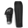 A black saxophone mouthpiece with a matching black ligature and cap, displayed on a white background. The mouthpiece features a logo on top, echoing the sleek design of the Rancilio 10705091 Complete Filter Handle. © 2025 1st-line.com